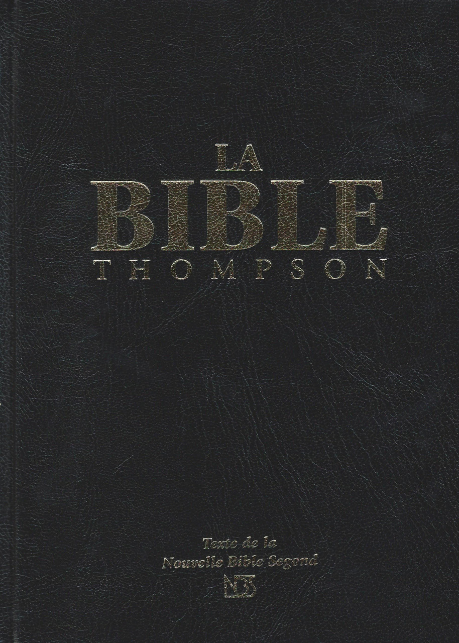 French Thompson Chain Bible (Nouvelle Bible Segond) Hardback » Multi ...