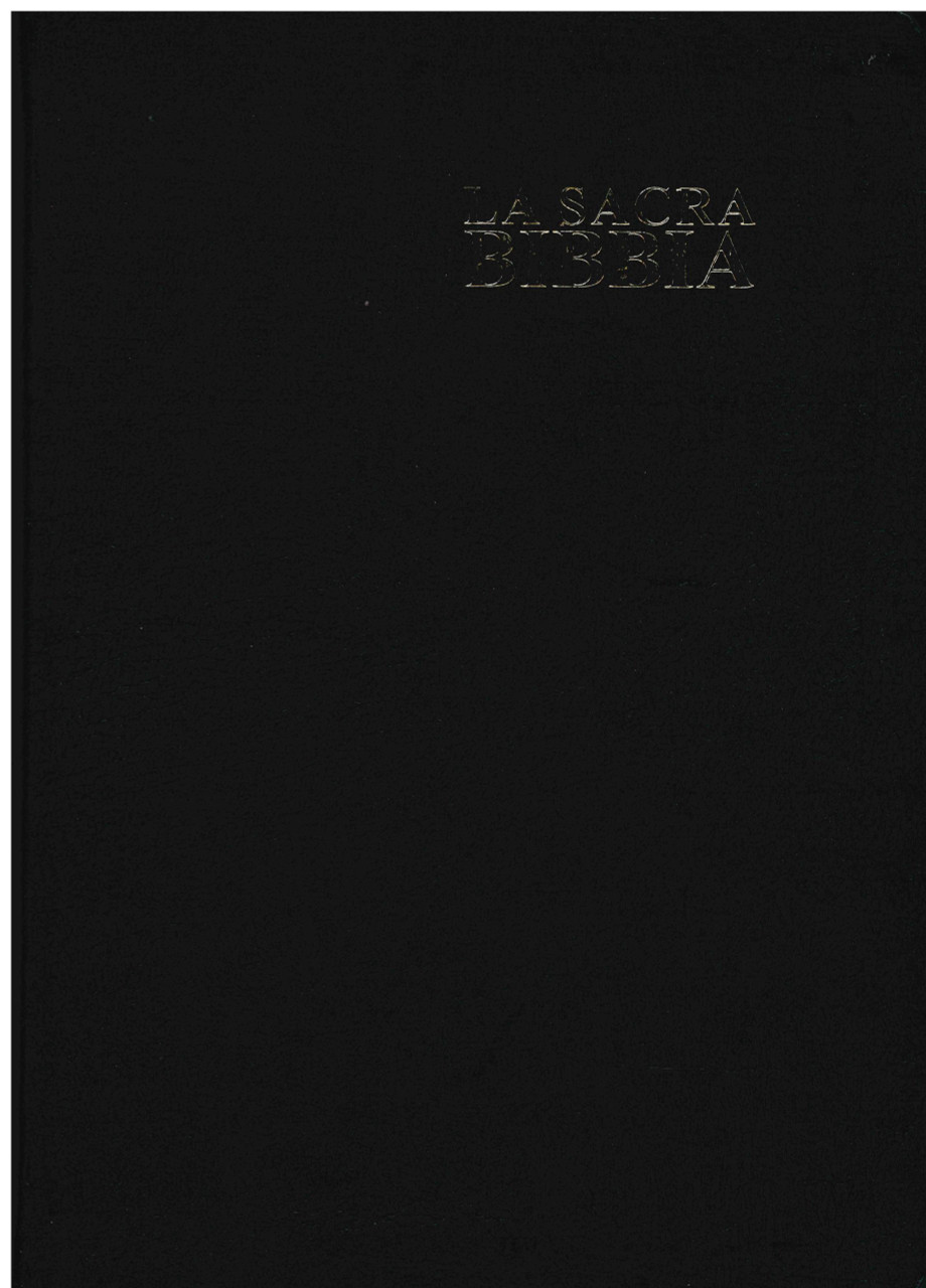 Italian - La Sacra Bibbia (Bible) Black